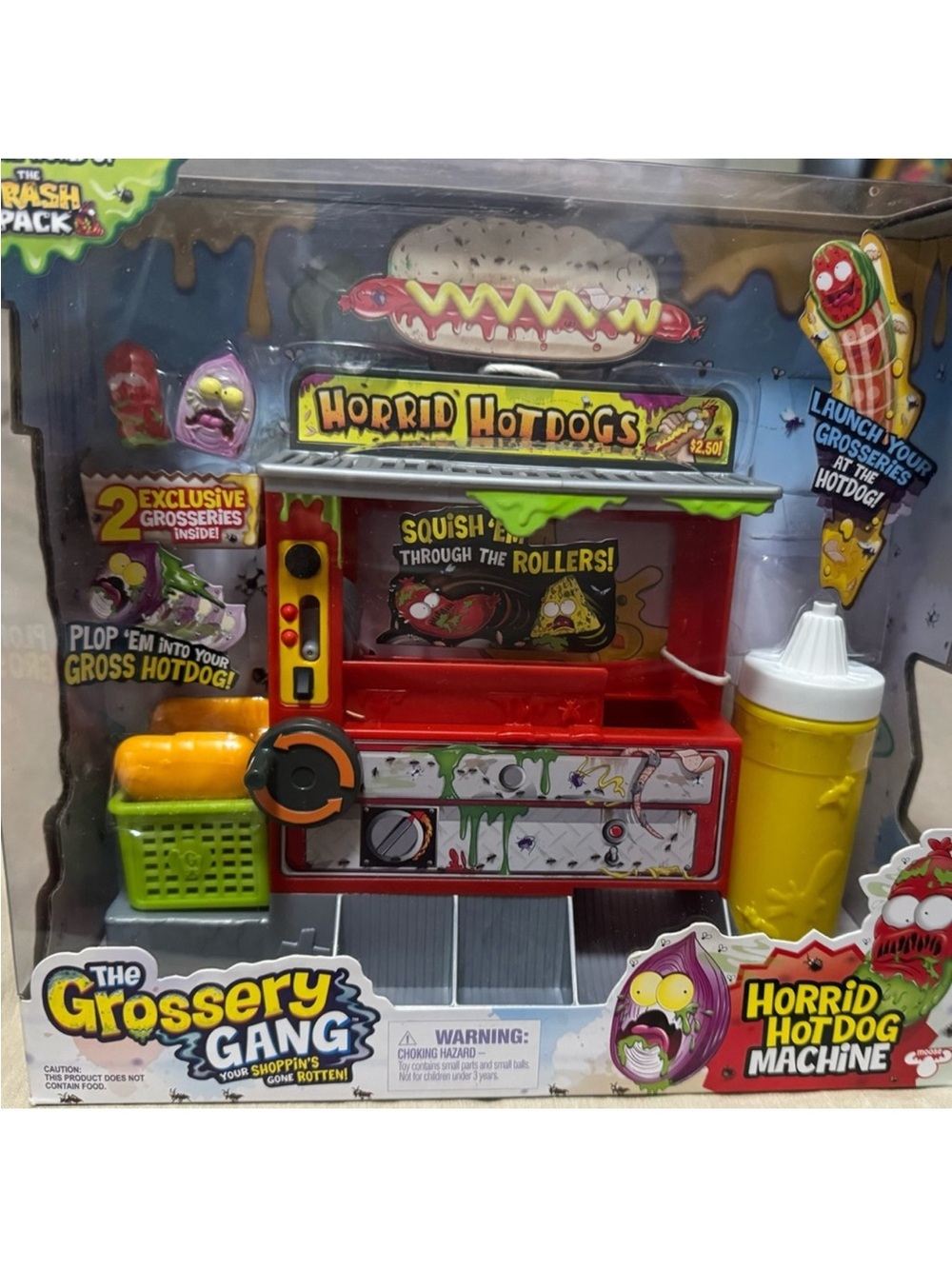 Horrid Hotdog Machine Playset - Yellow/Red
